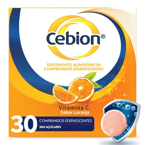 Vitamina C Cebion 1g Laranja 30 Comprimidos Efervescentes