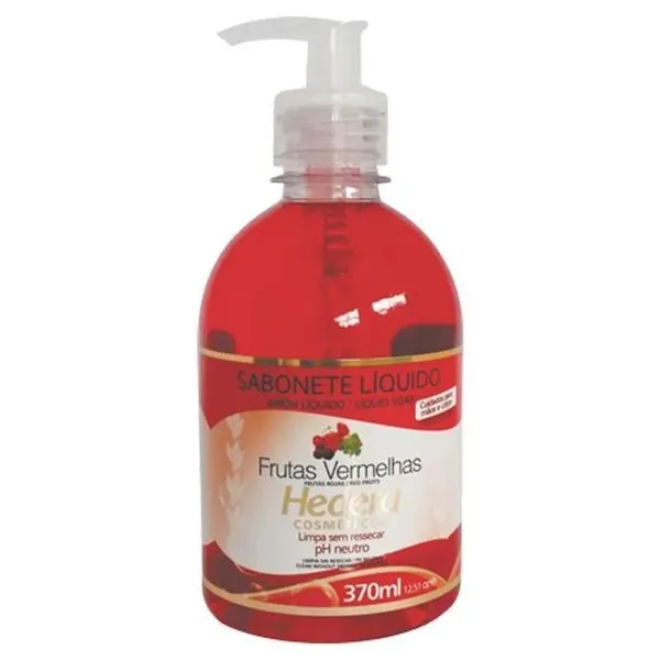 Sabonete Líquido Hedera Frutas Vermelhas 370ml SAB LIQ HEDERA 370ML FRUTAS VERMELHAS