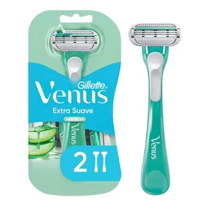 Aparelho de Depilar Gillette Venus Extra Suave Sensitive 2 Unidades
