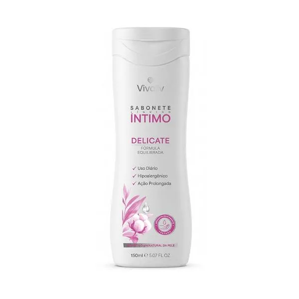 Sabonete Líquido Íntimo Vivaliv Delicate 150ml VIVALIV SAB LIQ INTIMO 150ML DELICATE