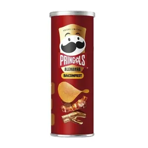 Salgadinho Pringles Baconfest Alemanha 100g SALGADINHO PRINGLES BACONFEST 100G