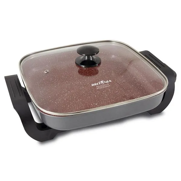 Panela Elétrica Multifuncional Britânia Redstone BPE06 Vermelha 127V