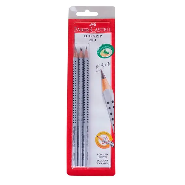 Lapis Grafite Eco Grip C3 Cz Sm2001B FaberCastell