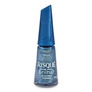 Esmalte Risqué Livre para Brilhar Metálico Já Acordo Divando 8ml