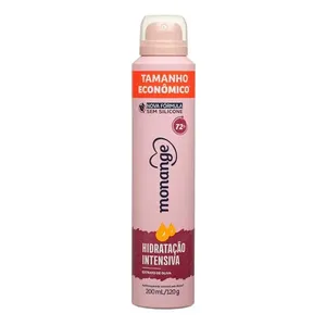 Desodorante Antitranspirante Monange Hidratação Intensiva Feminino 200ml Aerossol