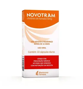 Novotram 50mg 10 Cápsulas