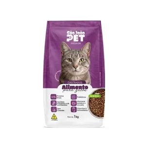 Ração São João Pet Gatos Castrados 1kg RACAO SAO JOAO PET 1KG GATOS CASTRADOS