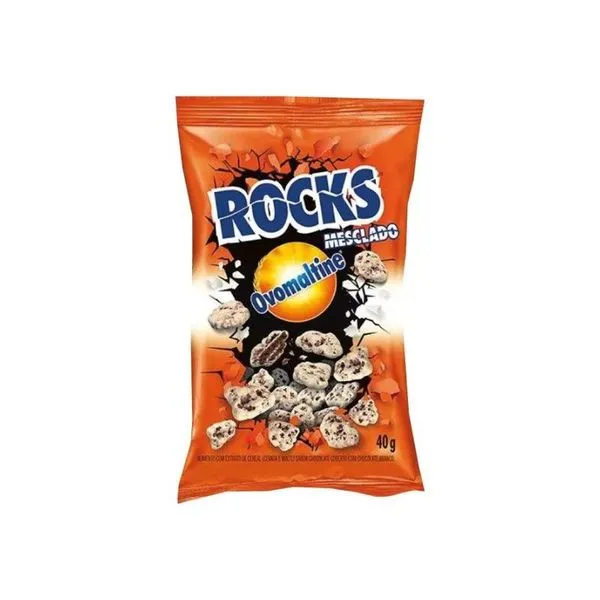 Chocolate Ovomaltine Rocks Mesclado 40g CHOC OVOMALTINE ROCKS MESCLADO 40G