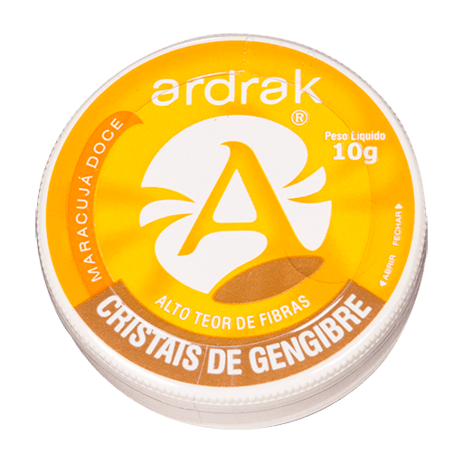 Cristais Gengibre Andrak Maracuja 10G @