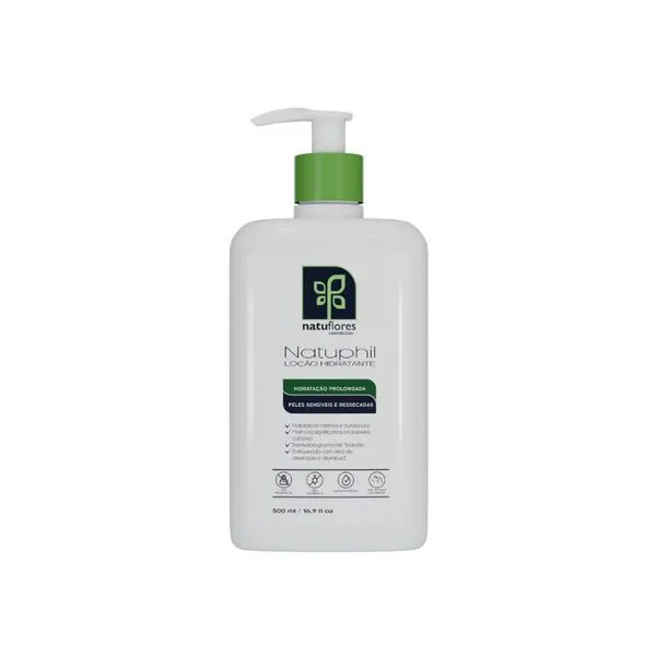 Loção Hidratante Natuphil Peles Sensíveis e Ressecadas 500ml Natuflores LC HID NATUPHIL 500ML PELES SENSIVEIS E