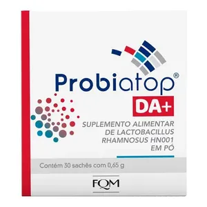 Probiótico Probiatop DA+ 30 Sachês de 0,65g Cada