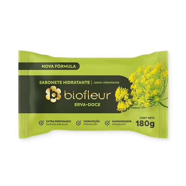 Sabonete Biofleur Advanced Skin Care Erva Doce 180g
