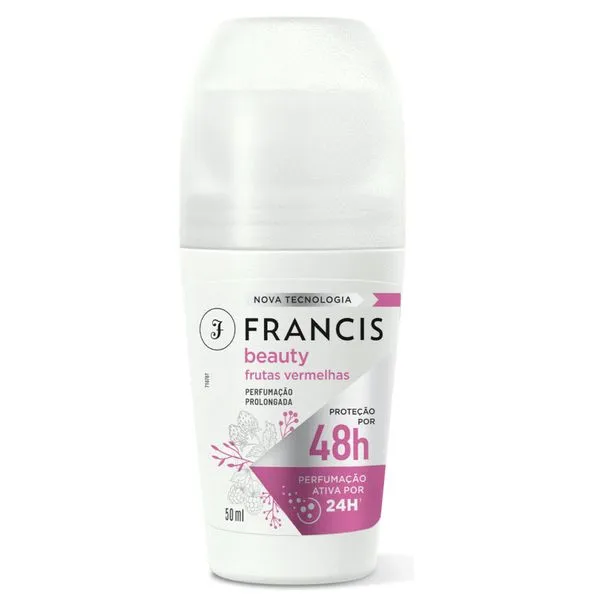 Desodorante Roll On Francis Frutas Vermelhas 50ml