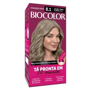 Tintura Creme BIOCOLOR Louro Acinzentado 8.1 Mini Kit