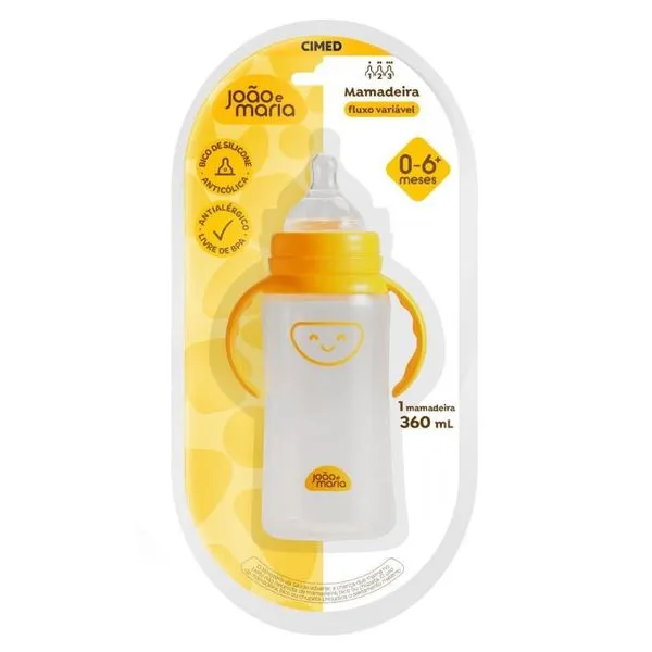 Mamadeira João e Maria 360ml MAMAD JOAO E MARIA 360ML BICO ORTO