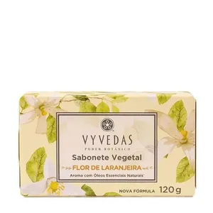 Sabonete em Barra Vyvedas Flor de Laranjeira 120g SAB BARRA VYVEDAS 120G FLOR DE LARANJEIR