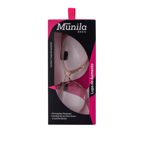 Lupa Para Leitura Munila Basic Feminino Nude +1,75