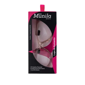 Lupa Para Leitura Munila Basic Feminino Nude +1,75