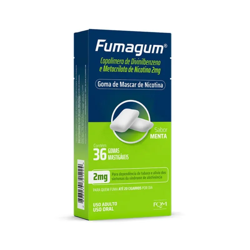 Fumagum 2mg Menta 36 Gomas