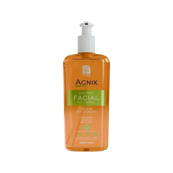 Sabonete Facial Acnix Oil Control Antiacne 240ml SAB FACIAL ACNIX 240ML OIL CONTROL ANTIA