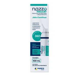 Spray Nasal Nazzo Hialujet 100ml Jato Continuo