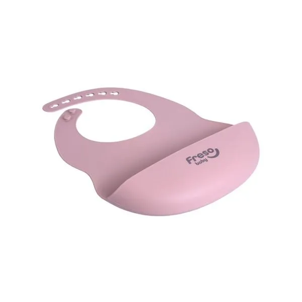 BABADOR FRESO BABY SILICONE ROSA