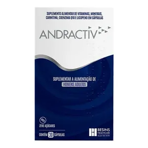 Suplemento Alimentar Andractiv 30 Cápsulas