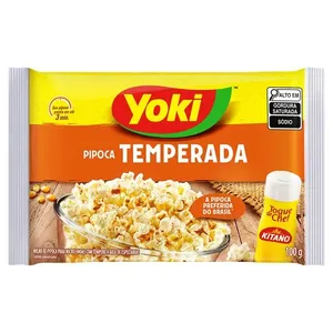 Pipoca para Micro-Ondas Temperada com Toque de Chef Yoki Pacote 100g