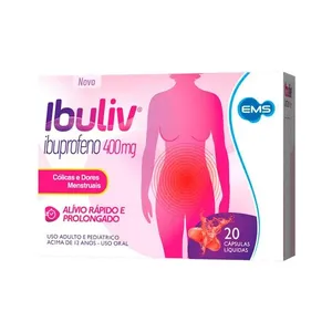 Ibuliv 400mg 20 Cápsulas