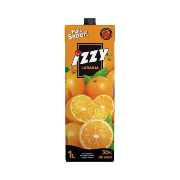 Suco Izzi Néctar Laranja 1L SUCO IZZY 1LT NECTAR LARANJA