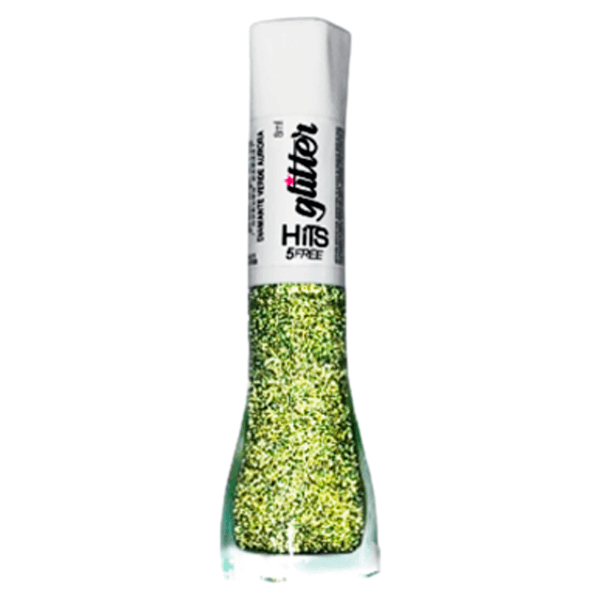 Esmalte Hits Glitter Diamante Verde Aurora Glitter 8ml