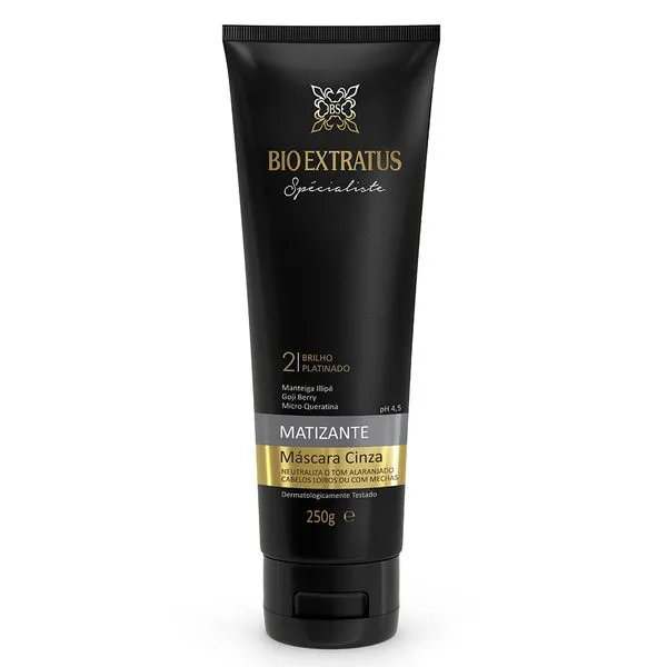 Máscara Capilar Matizante Cinza Bio Extratus Specialiste 250g