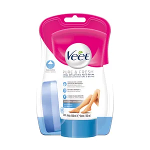 Creme Depilatório Para Banho Veet Pernas E Corpo Pele Delicada 150ml