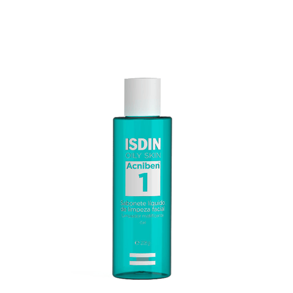 Sabonete Líquido Facial ISDIN Acniben Antioleosidade em Gel 208g
