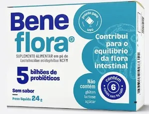 Beneflora 5 Bilhões Sem Sabor Pó para Solução 6 Sachês 4g