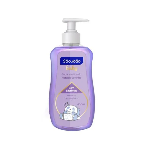 Sabonete Líquido Infantil São João Baby Cabeça aos Pés 400ml SAB LIQ INF SAO JOAO BABY 400ML DA CABEC