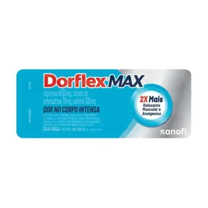 Dorflex Max Analgésico E Relaxante Muscular 4 Comprimidos