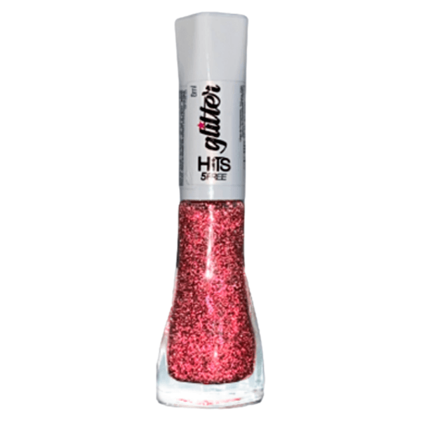 Esmalte Hits Glitter Diamante Rosa Eterno Glitter 8ml