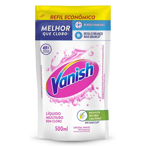 Tira Manchas Crystal White Refil Vanish 500ml