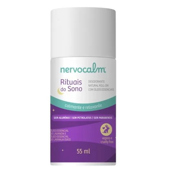 Desodorante Natural Nervocalm Roll On Rituais do Sono 55ml - WP LAB NERVOCALM DES NATURAL ROLL-ON 55ML WALDE