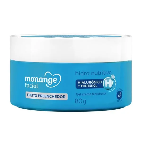 Creme Hidratante Facial Monange Efeito Preenchedor 80g CR HID FACIAL MONANGE 80G EFEITO PREENCH