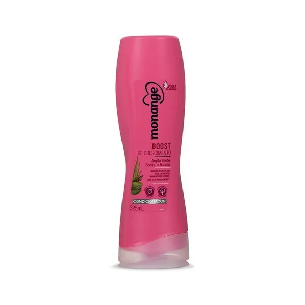 Condicionador Monange Boost de Crescimento Argila Verde, Alecrim e Babosa 325ml