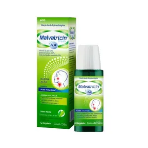 Malvatricin Ha Fresh Solução Menta 150ml