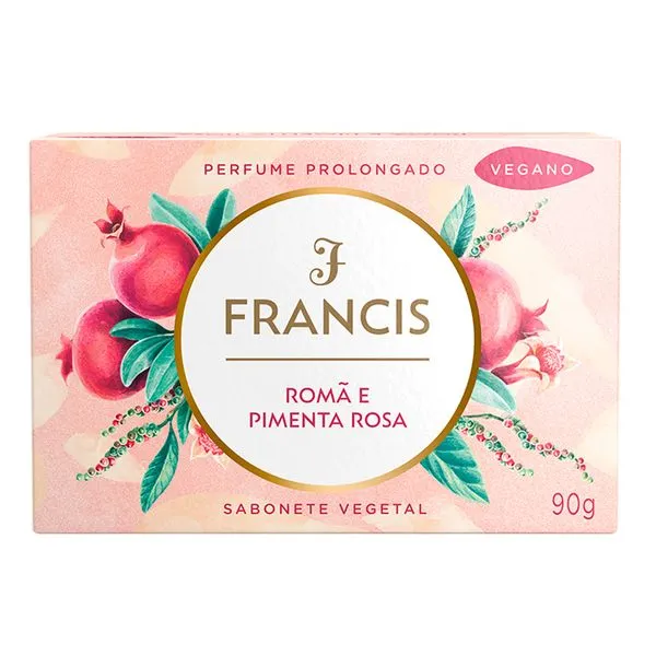 Sabonete Francis Romã e Pimenta-Rosa 90g