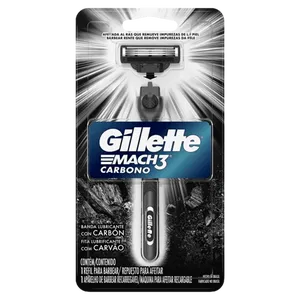 Barbeador Gillette Mach3 Carbono 1 Unidade