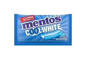 Goma de Mascar Mentos Cool White Pepermint 8,5g 5 Unidades