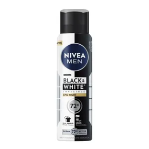 Desodorante Antitranspirante Aerosol Nivea Men Black & White Epic Night 150ml