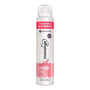 Desodorante Antitranspirante Monange Proteção Seca Feminino 200ml Aerossol
