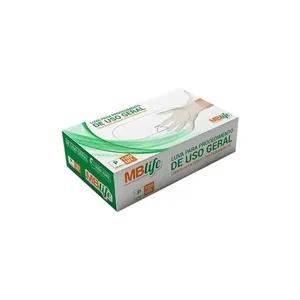 Luva Latex Mblife com Talco P 100 Unidades LUVAS LATEX USO GERAL MEDIX C/PO 100UN P