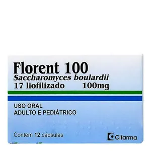 Antidiarreico Florent 100mg 12 Cápsulas